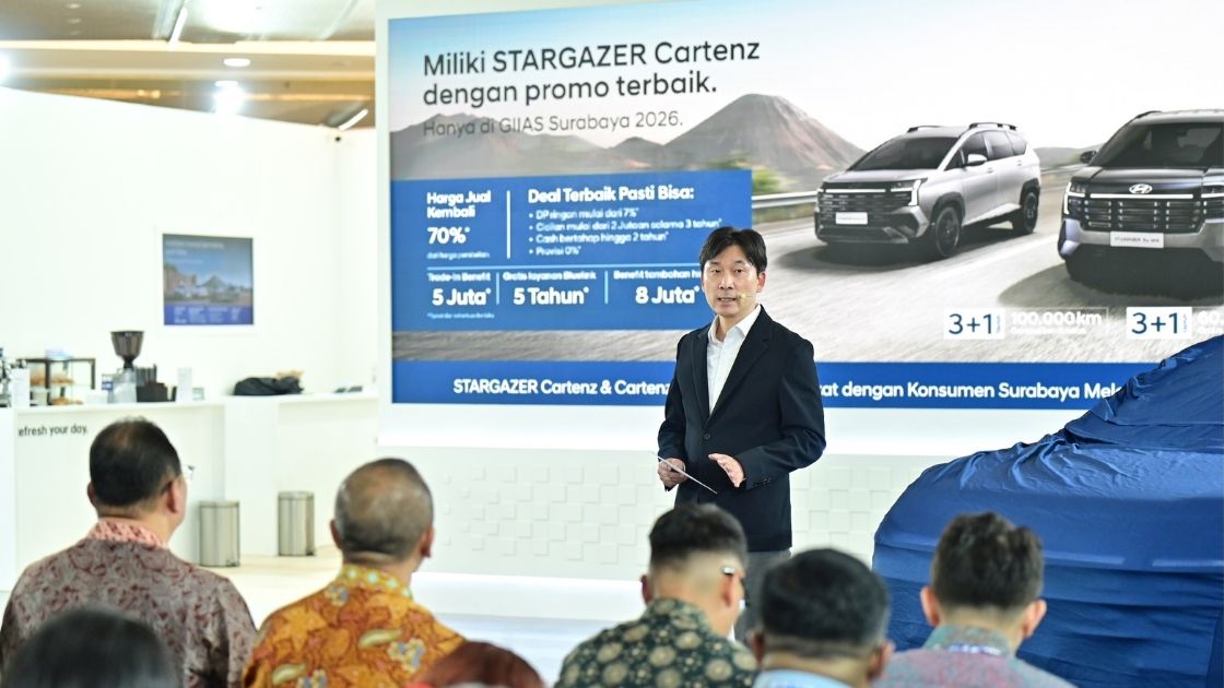 Suasana pameran Hyundai